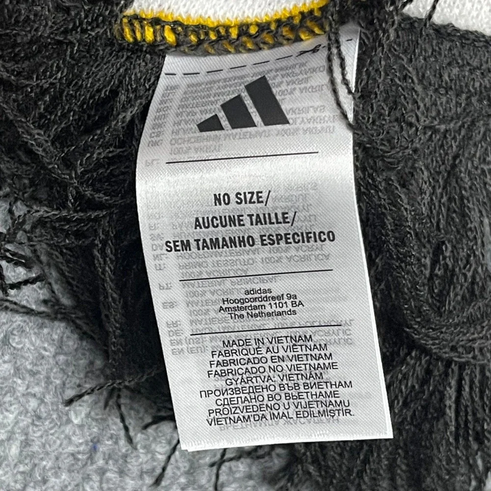 Adidas Germany DFB Scarf White Black Red Yellow Soccer Fan Gear KC6688 NEW